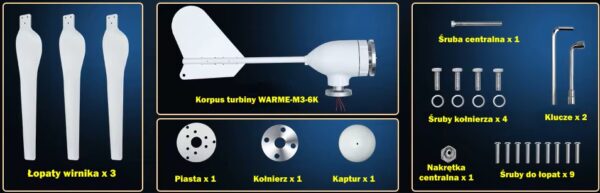 TURBINA WIATROWA M6-6K